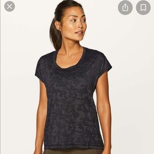 Lululemon Miles Ahead Short Sleeve (Camo) RARE